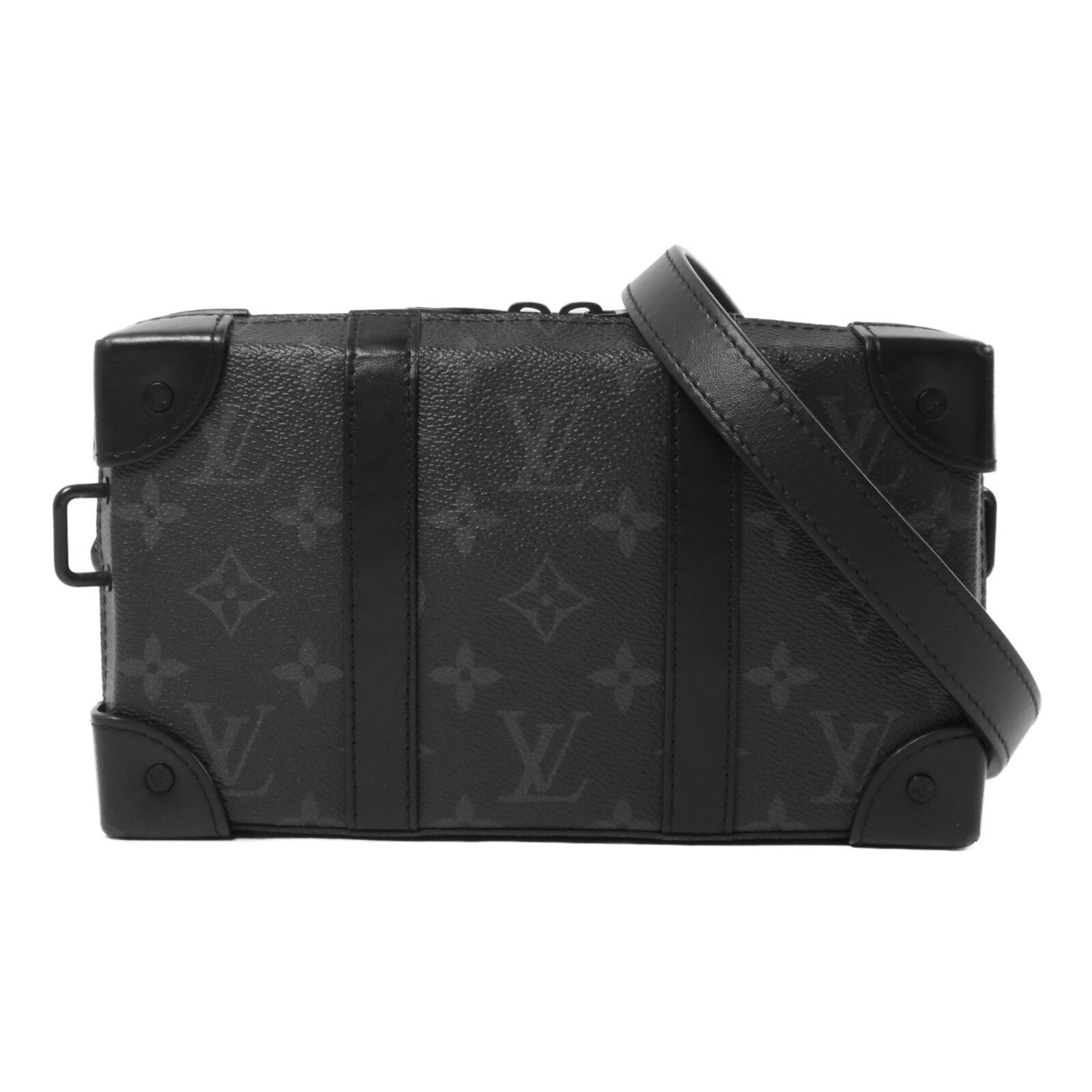 LOUIS VUITTON Monogram Eclipse Soft Trunk Wallet肩背袋
