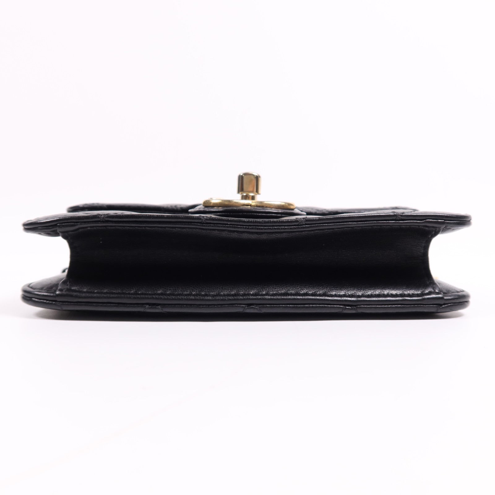 CHANEL 牛皮皮革Chain Shoulder Bag金扣鏈帶肩背袋