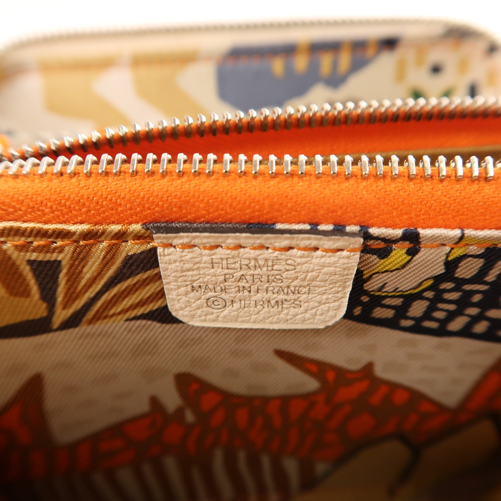 HERMES Evercolor皮革Silk'in Coin Purse銀扣錢包