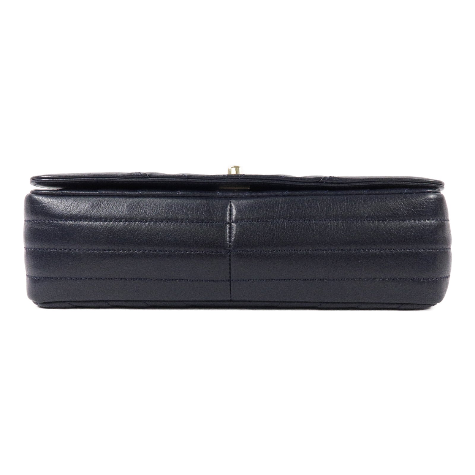 CHANEL 牛皮皮革Chevron Flap Bag鏈帶肩背袋