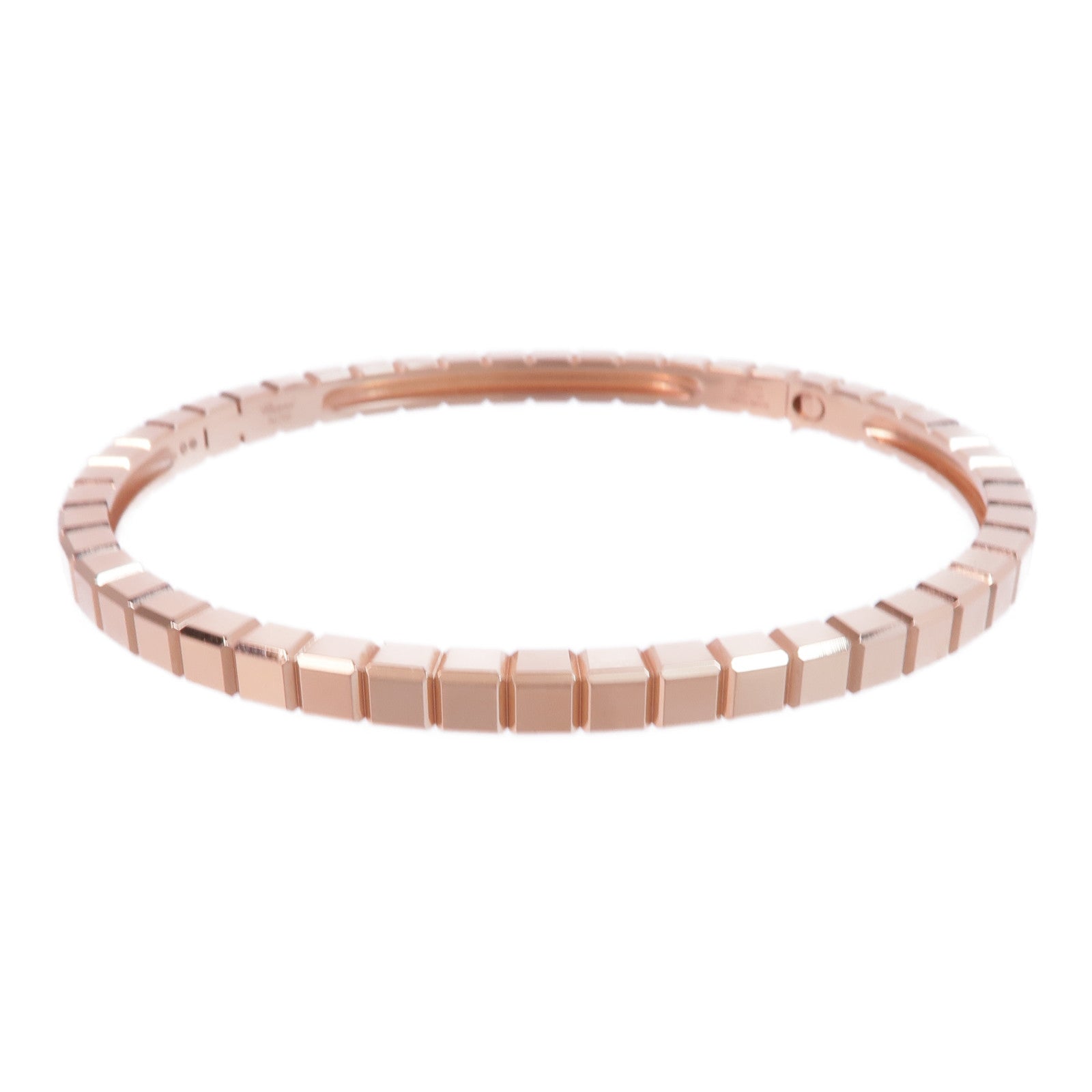 Chopard 18K玫瑰金Ice Cube Pure Bangle L手鐲