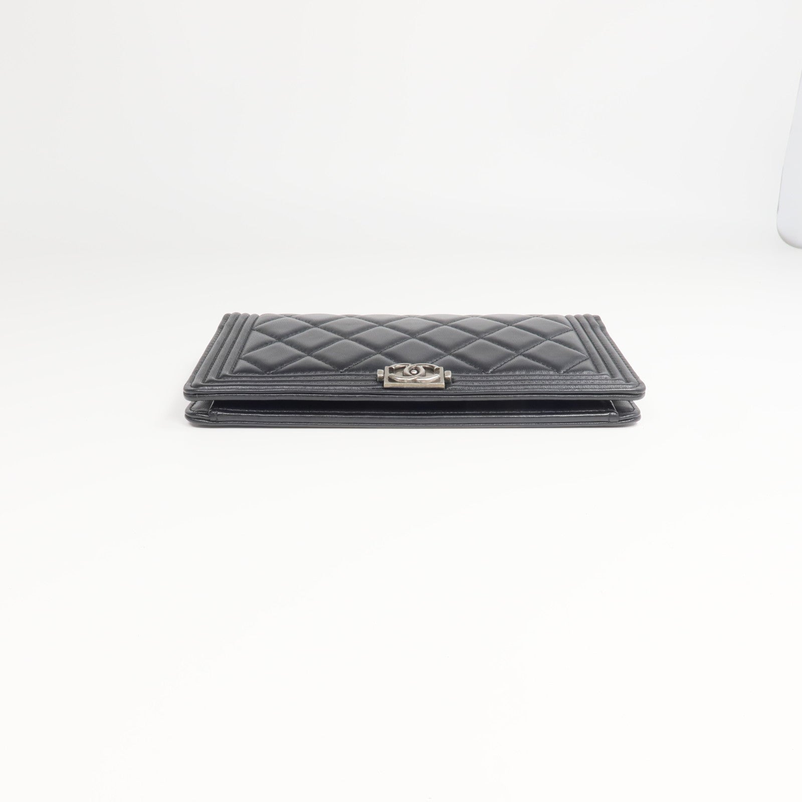 CHANEL 羊皮皮革Boy Wallet長錢包