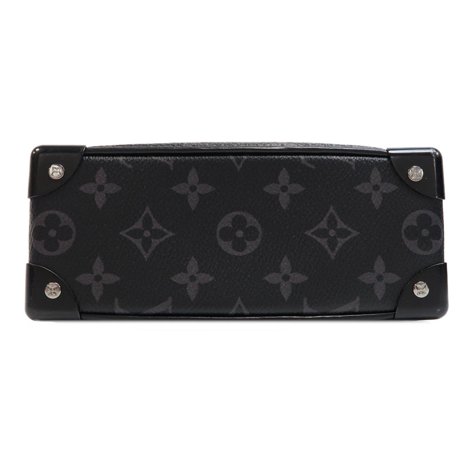LOUIS VUITTON Monogram Mini Soft Trunk肩背袋黑色