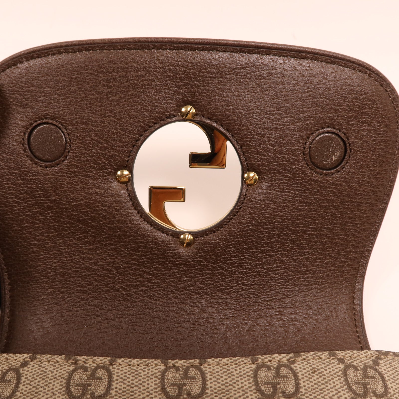 GUCCI 塗層帆布Blondie GG Belt Bag金扣腰包