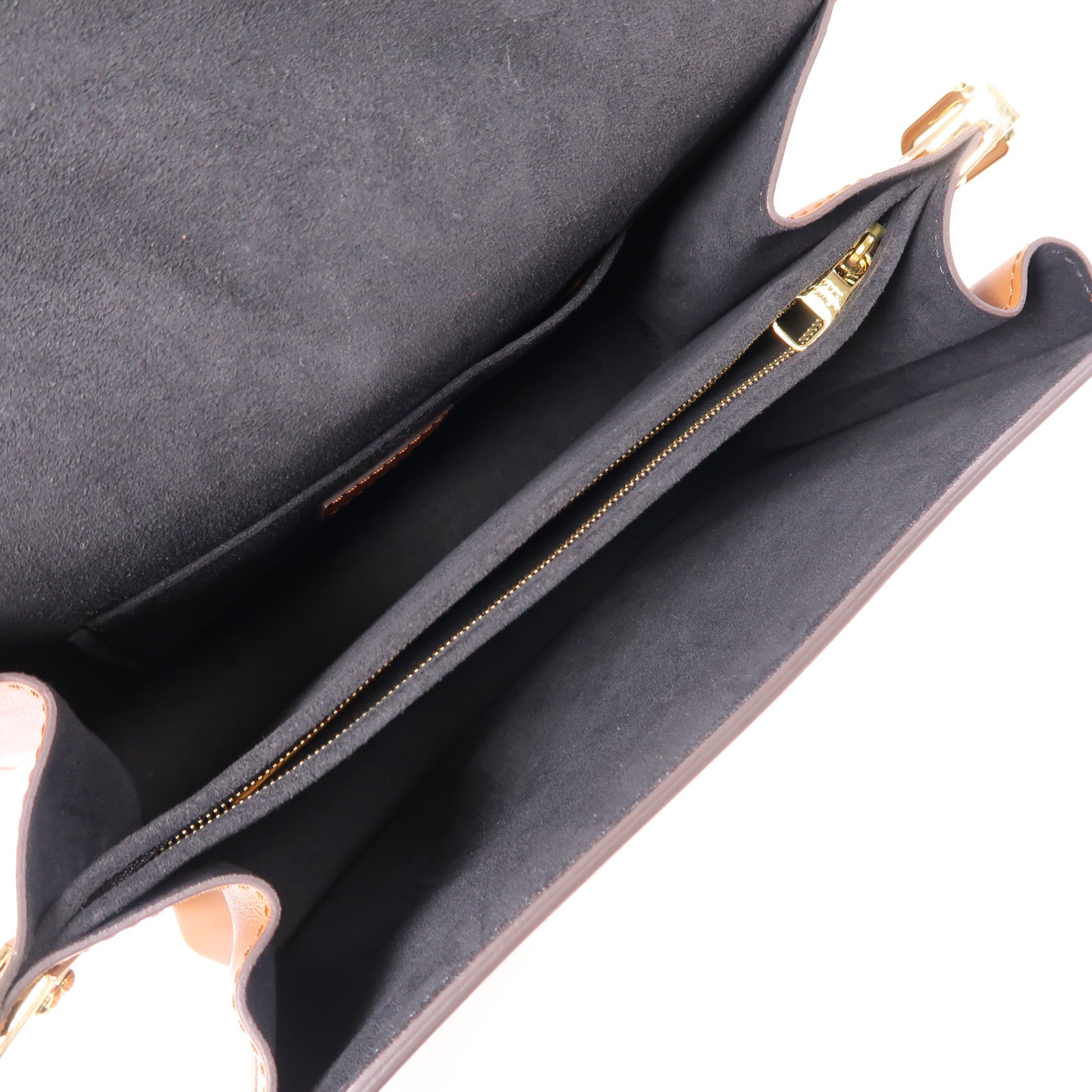 LOUIS VUITTON Monogram/Monogram Reverse Dauphine MM金扣手挽肩背兩用袋