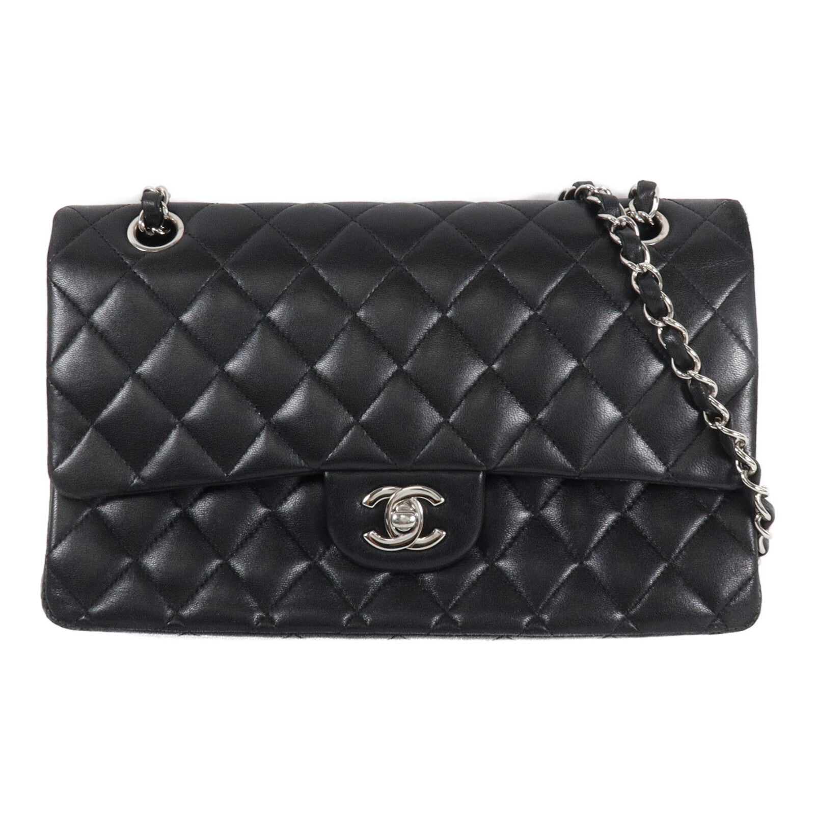 CHANEL 羊皮皮革Classic 25鏈帶肩背袋