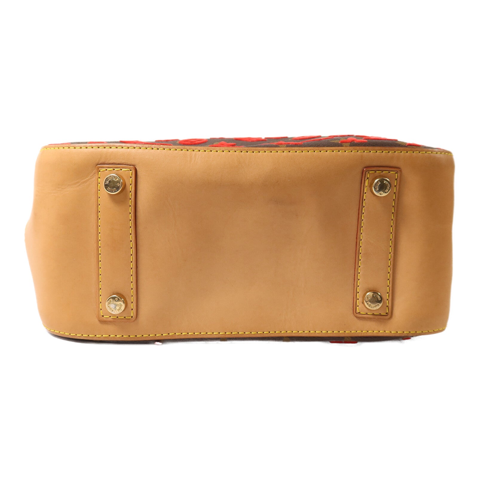 LOUIS VUITTON Monogram Tuffetage Deauville Cube Bag手挽袋