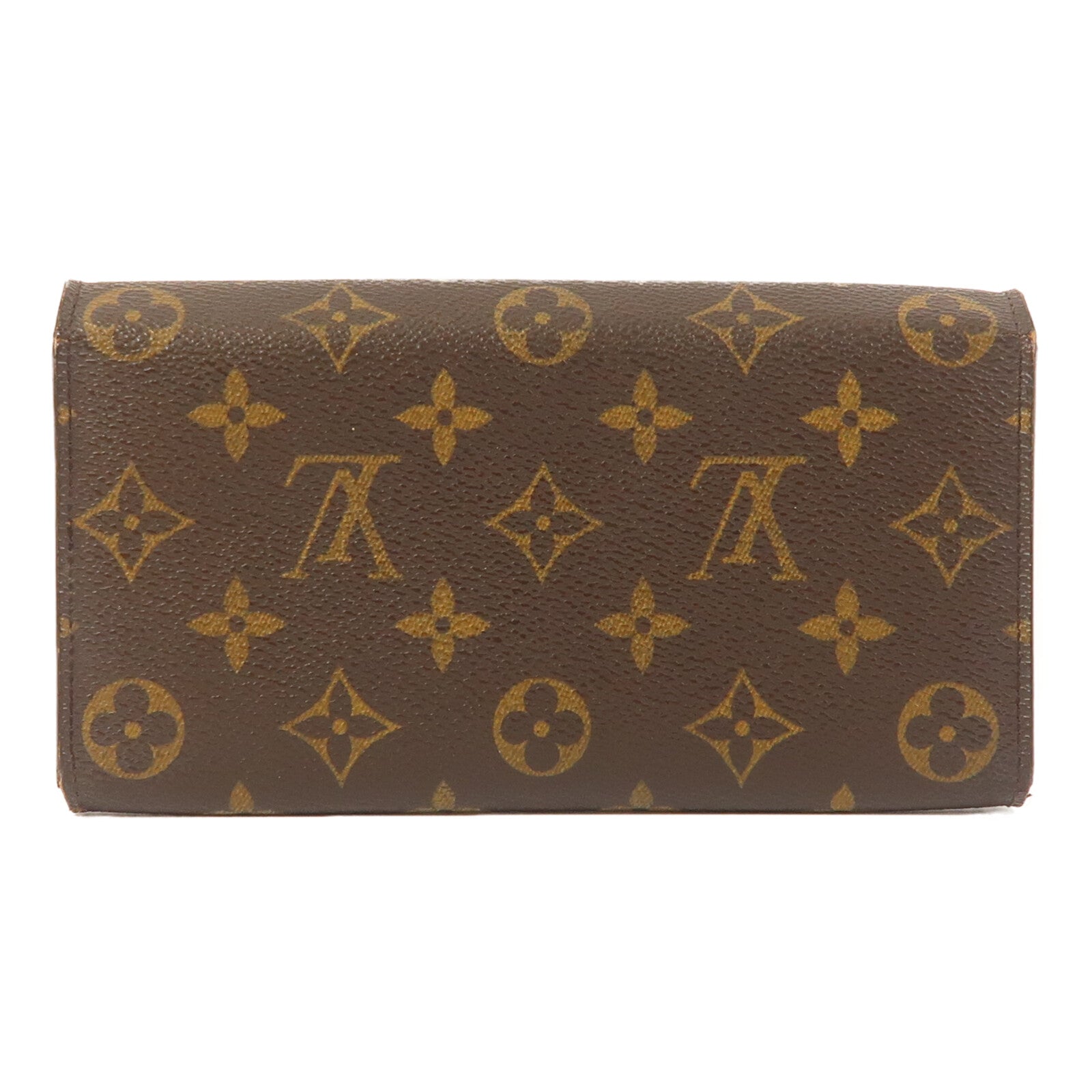 LOUIS VUITTON Monogram Long Wallet金扣長錢包