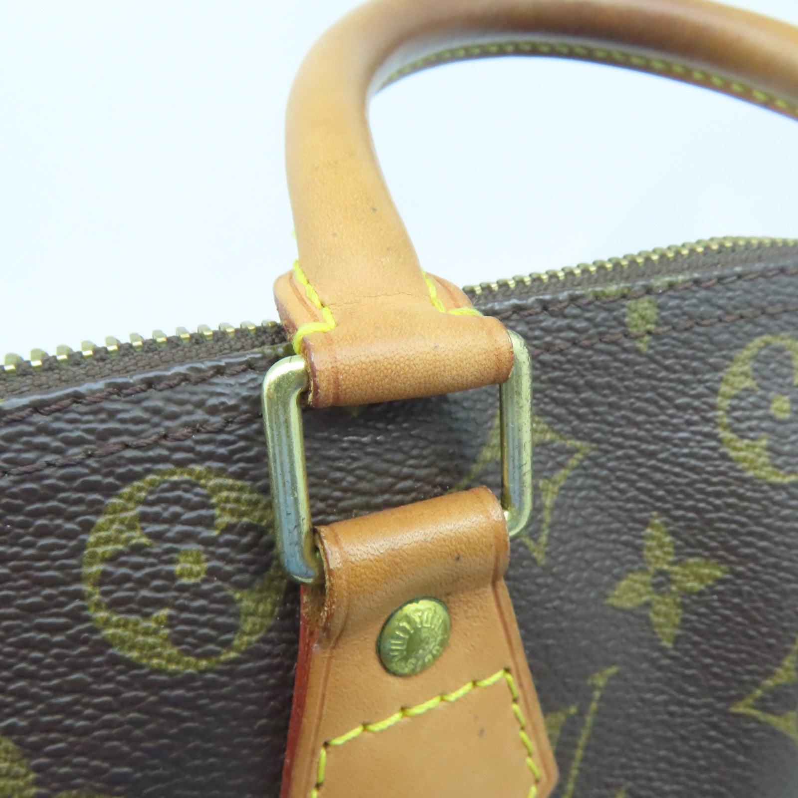 LOUIS VUITTON 【激減優惠】Monogram Speedy 30金扣手挽袋啡色