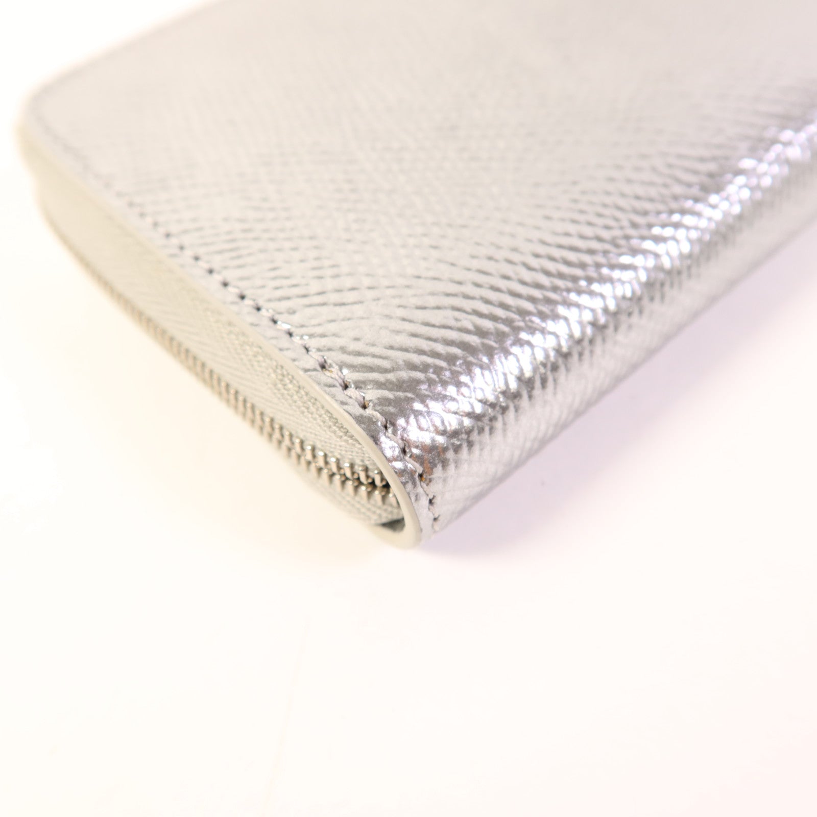 CELINE 牛皮皮革Wallet銀扣錢包