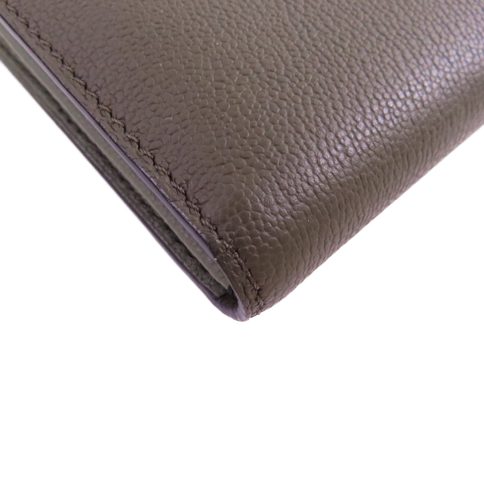Delvaux 牛皮皮革Delvaux Brillant Wallet on Chain Shoulder Bag金扣鏈帶肩背袋深綠色