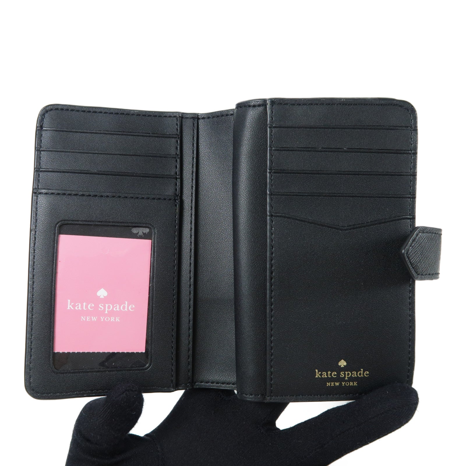 Kate Spade 牛皮皮革Wallet金扣錢包