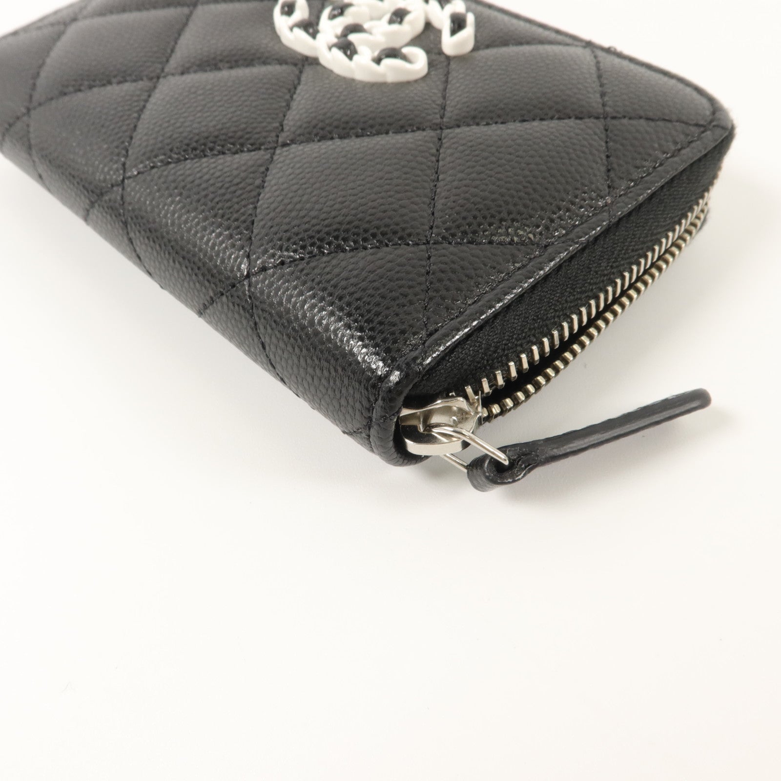 CHANEL 牛皮皮革Zipped Coin Card Holder錢包