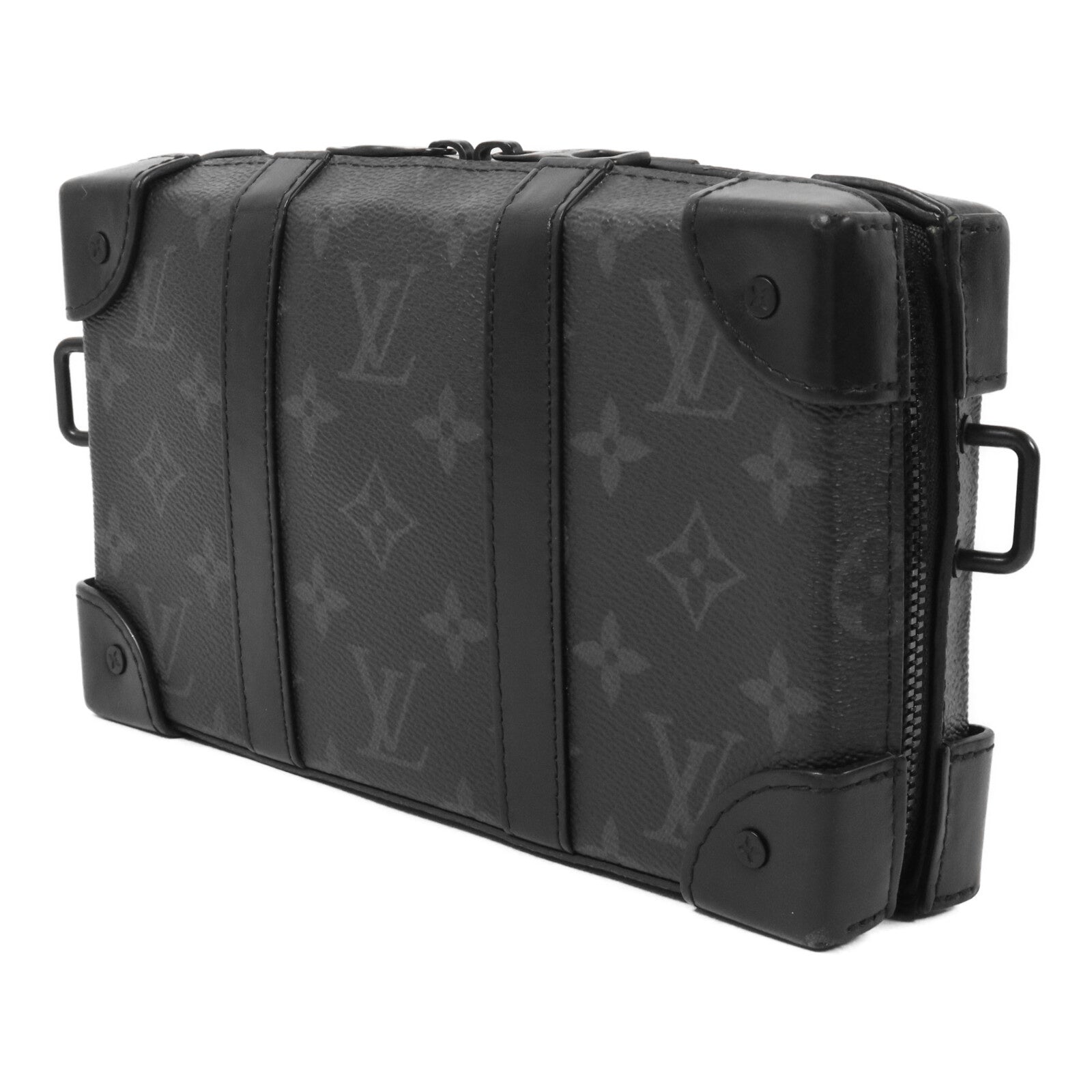 LOUIS VUITTON Monogram Eclipse Soft Trunk Wallet肩背袋