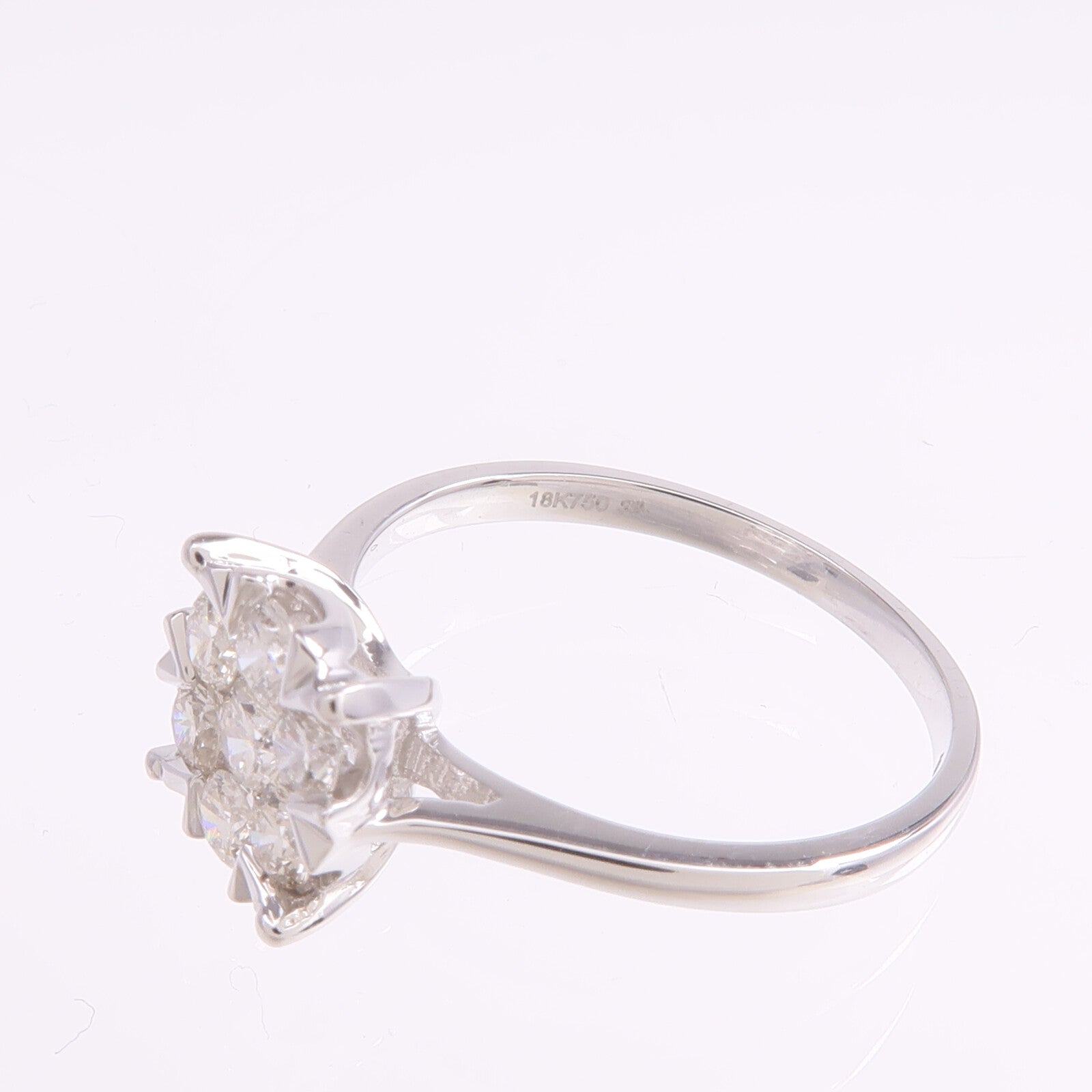 JEWELRY 18K白金Diamond Ring鑽石戒指US#6