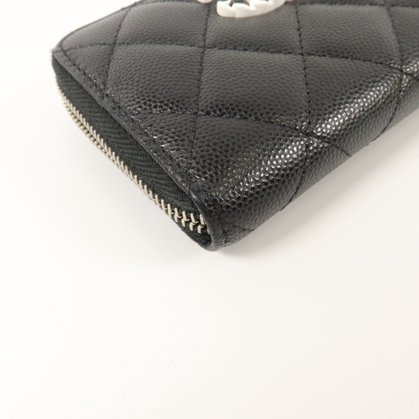 CHANEL 牛皮皮革Zipped Coin Card Holder錢包