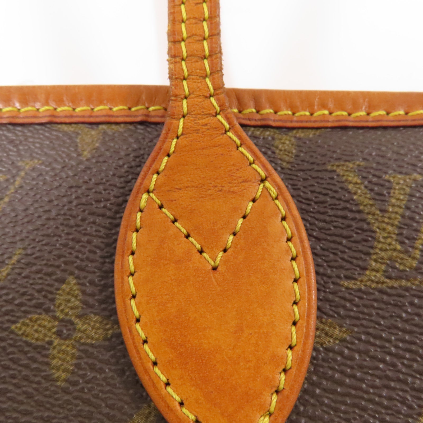 LOUIS VUITTON Monogram Neverfull MM金扣手挽袋