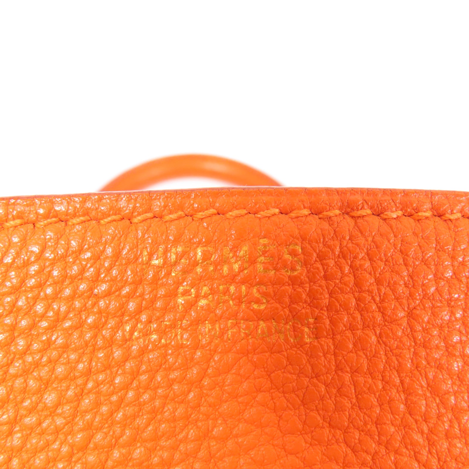 HERMES Togo皮革Birkin 35金扣手挽袋Orange