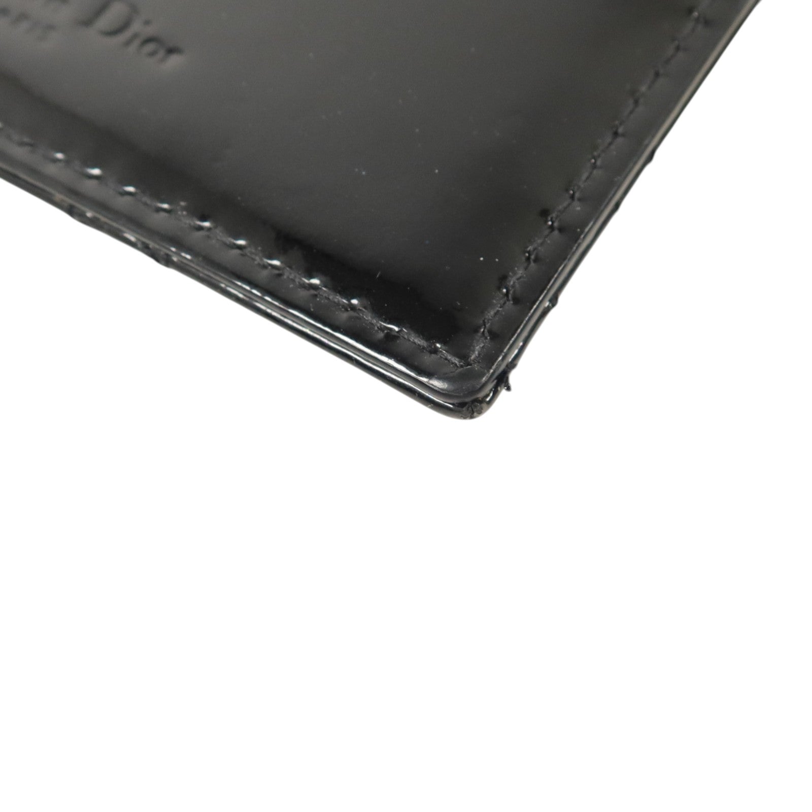 Dior 【激減優惠】漆皮皮革Lady Dior Card Case金扣卡片套