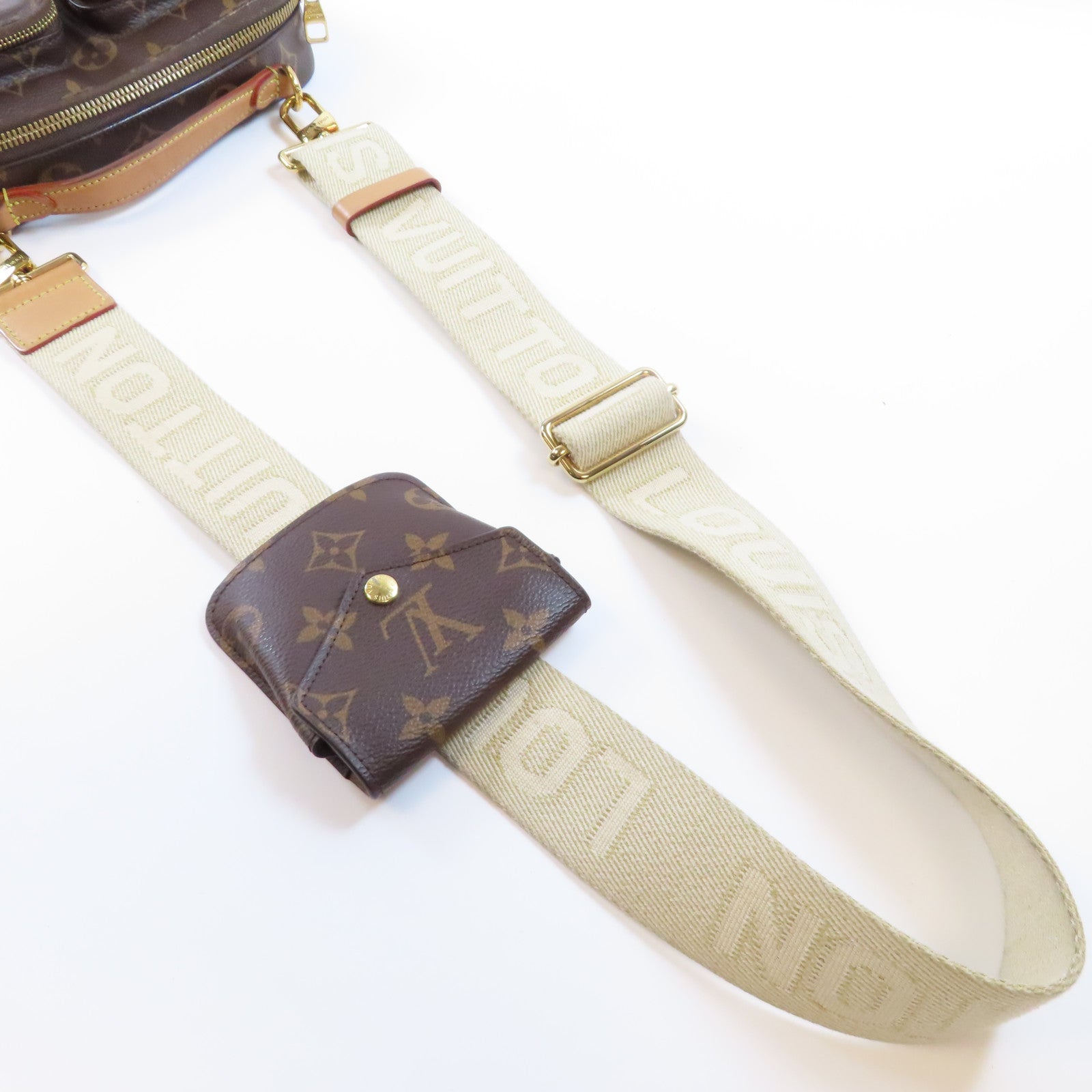 LOUIS VUITTON LV GHW Utility 2 Way Shoulder Bag Handbag M80446 Monogram Brown