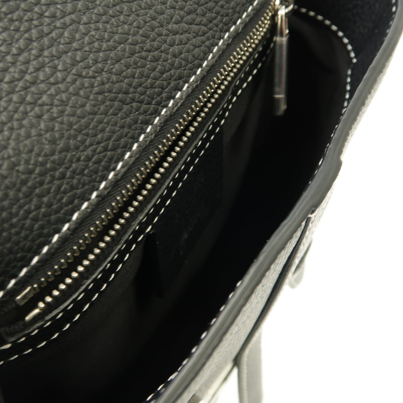 Dior 【激減優惠】牛皮皮革Dior x Shawn Stussy Saddle Pouch銀扣肩背袋黑色