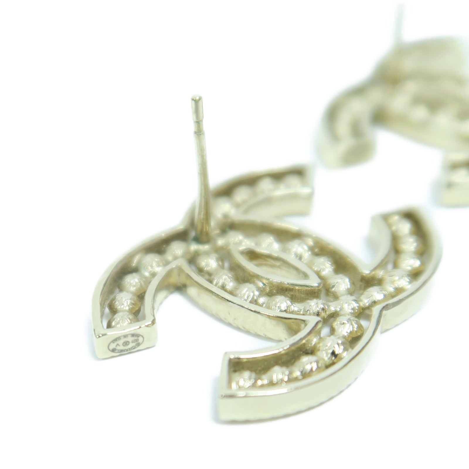 CHANEL 【激減優惠】金屬Earrings耳環金色
