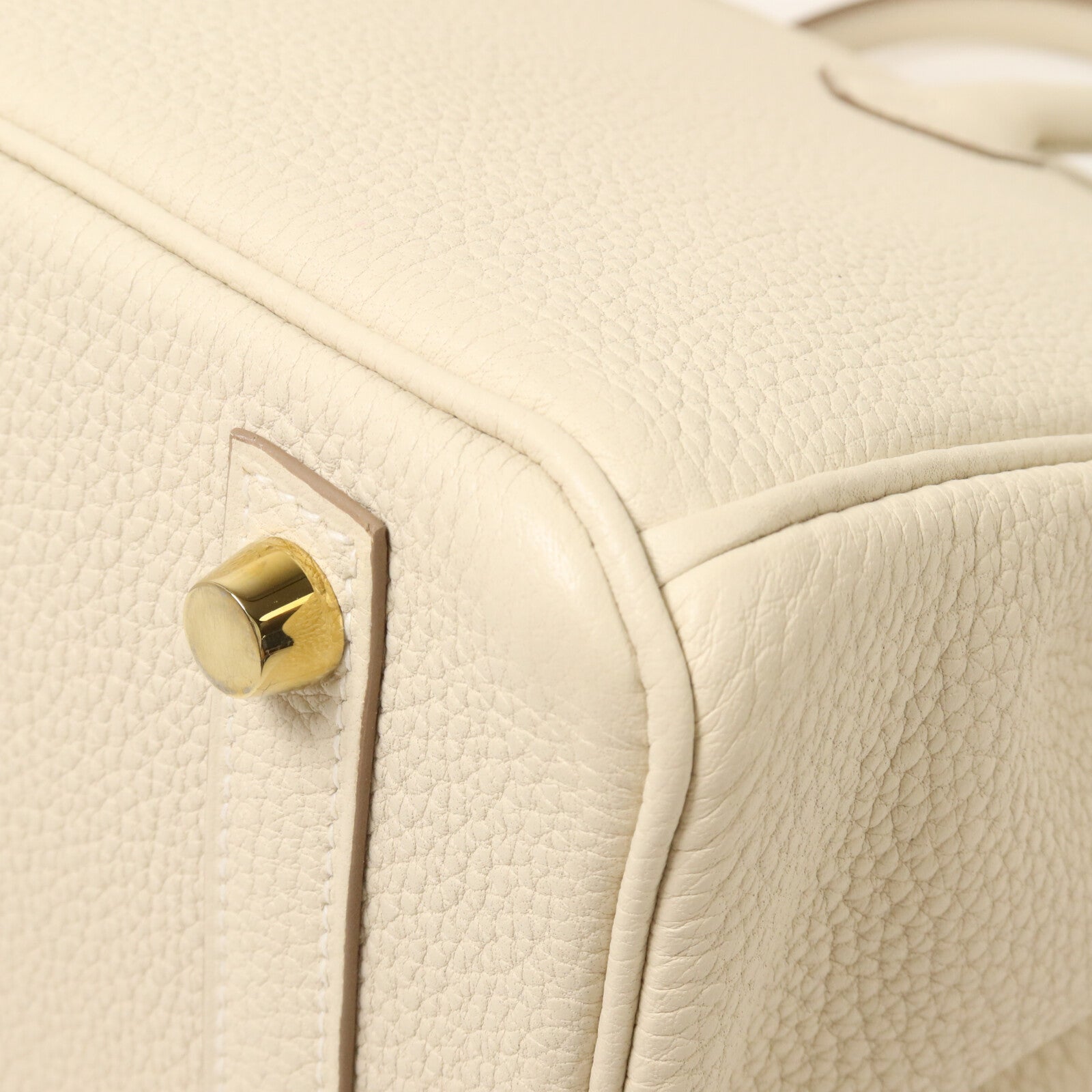 HERMES Togo皮革Birkin 25手挽袋Craie