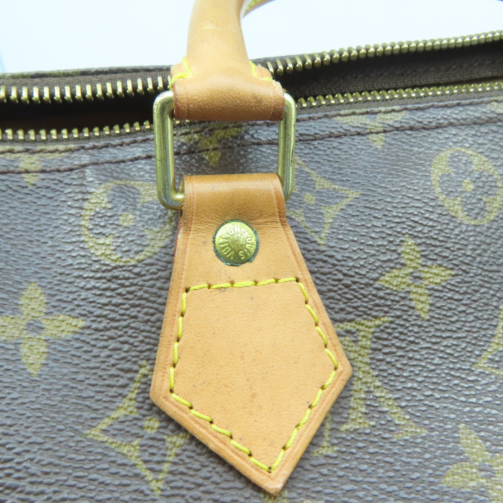 LOUIS VUITTON 【激減優惠】Monogram Speedy 30金扣手挽袋啡色