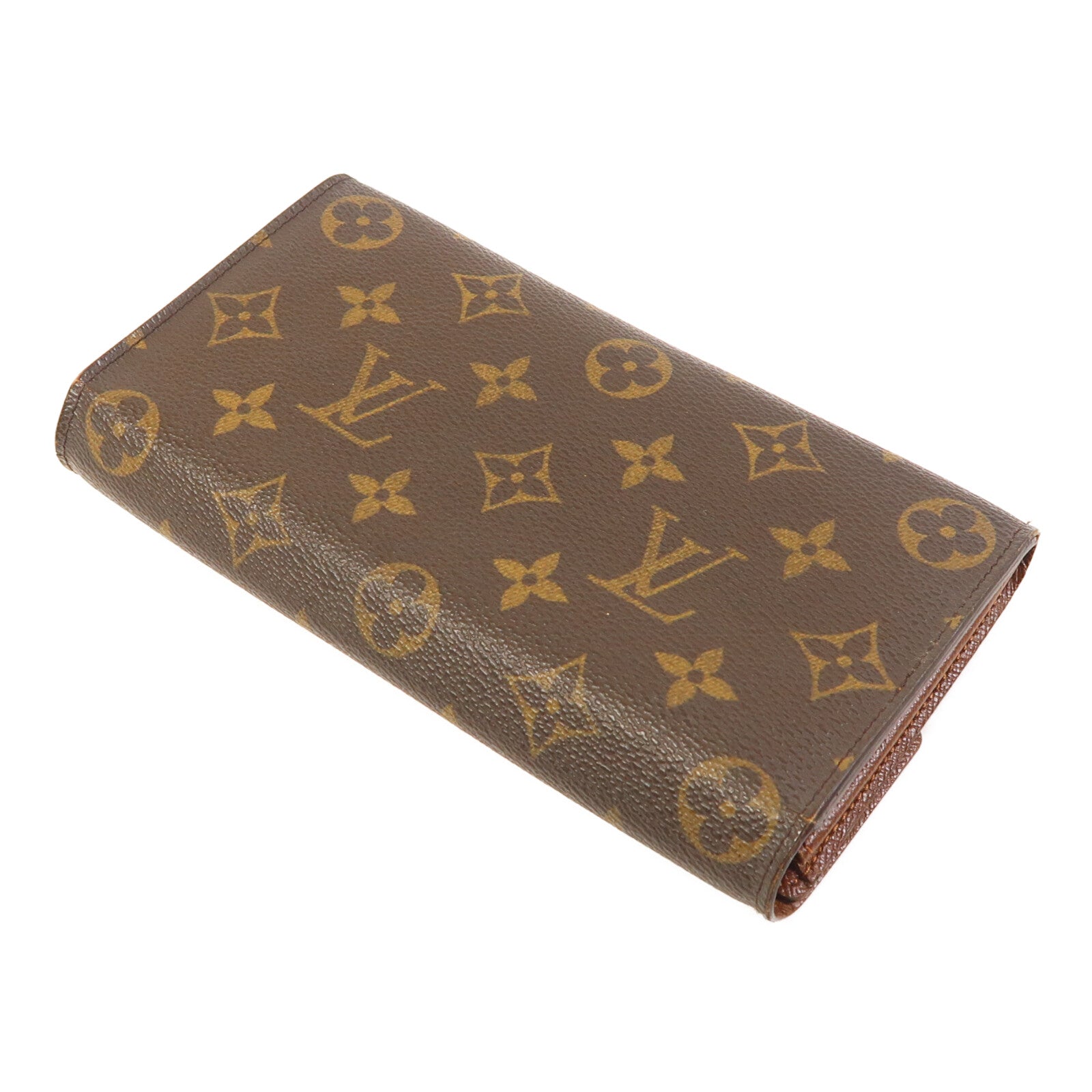 LOUIS VUITTON Monogram Long Wallet金扣長錢包