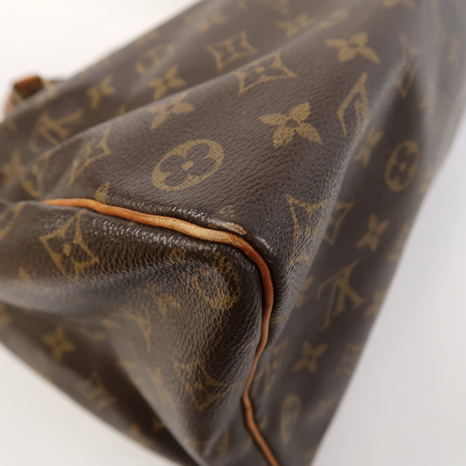 LOUIS VUITTON 【激減優惠】Monogram Speedy 35金扣手挽袋啡色