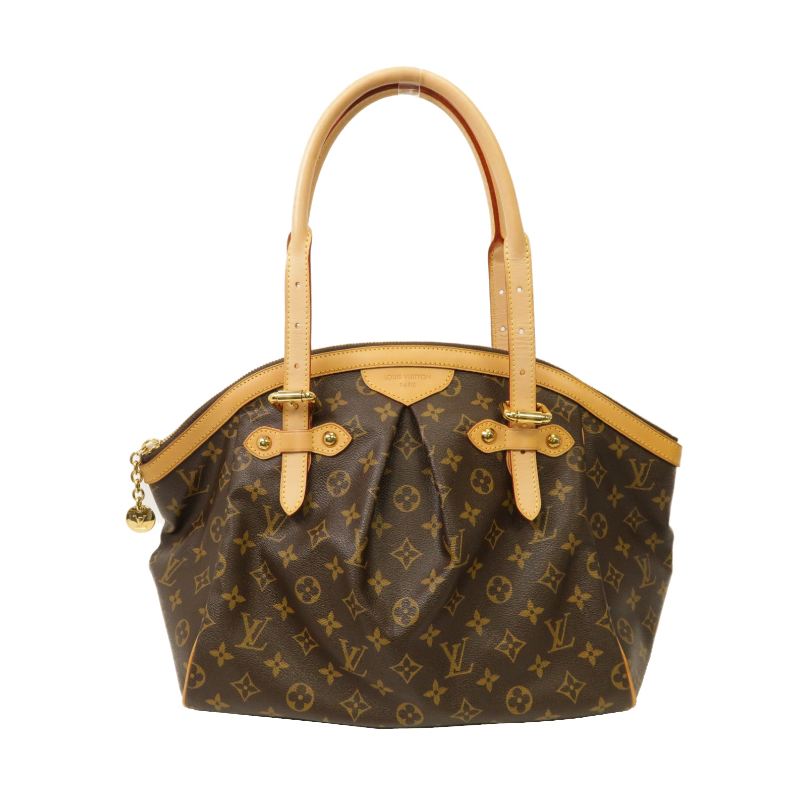 LOUIS VUITTON Monogram Tivoli GM金扣手挽袋啡色
