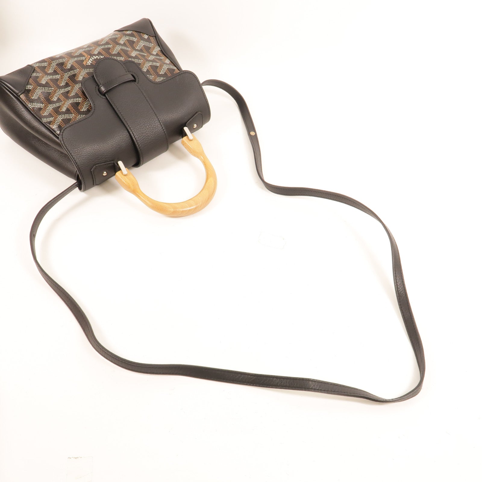 GOYARD 塗層帆布Saigon Souple Mini手挽肩背兩用袋