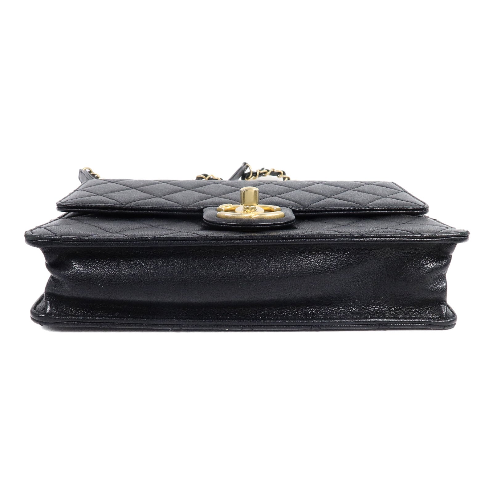 CHANEL 牛皮皮革Pearl Flap Bag鏈帶肩背袋