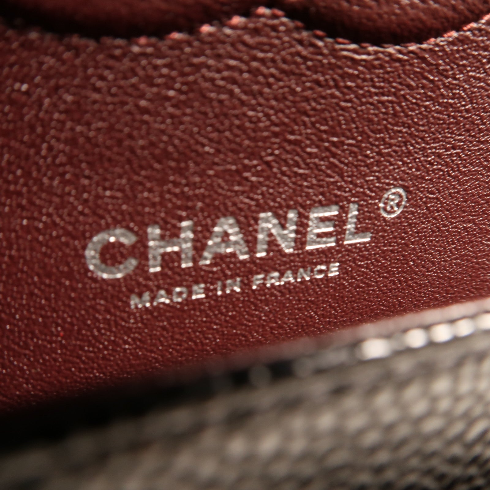 CHANEL 牛皮皮革Classic 25銀扣鏈帶肩背袋