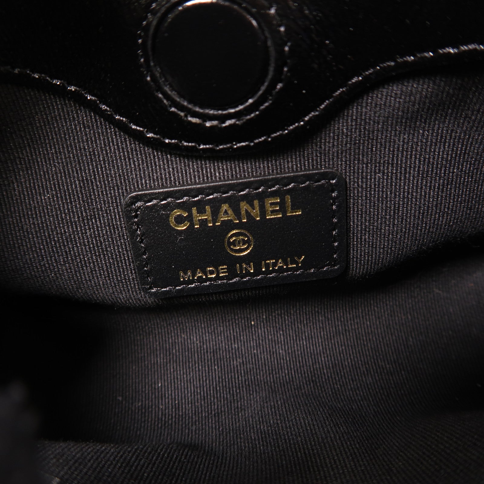 CHANEL 【激減優惠】菱格羊皮皮革Chain Shoulder金扣鏈帶肩背袋黑色