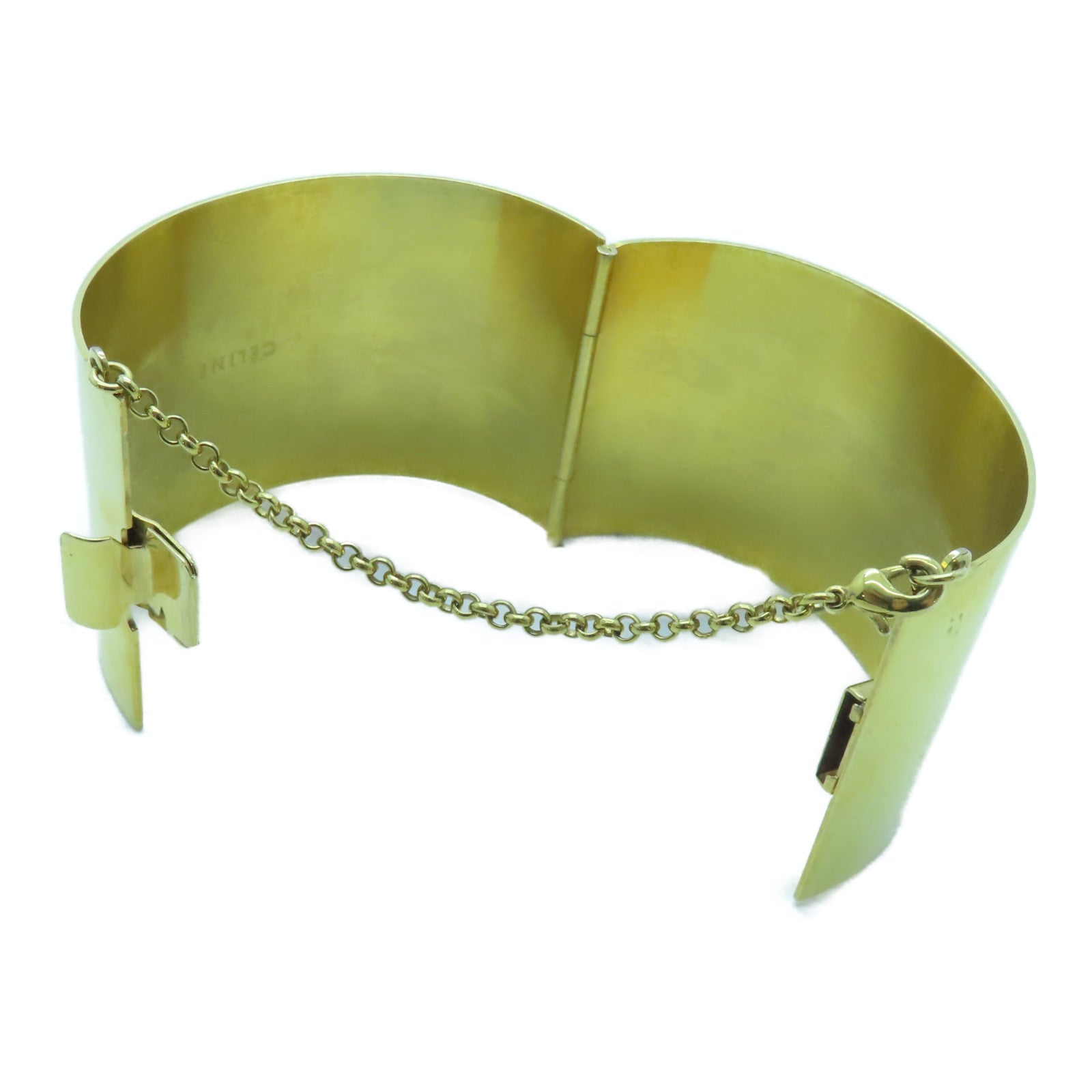 CELINE 金屬Bangle手鐲金色