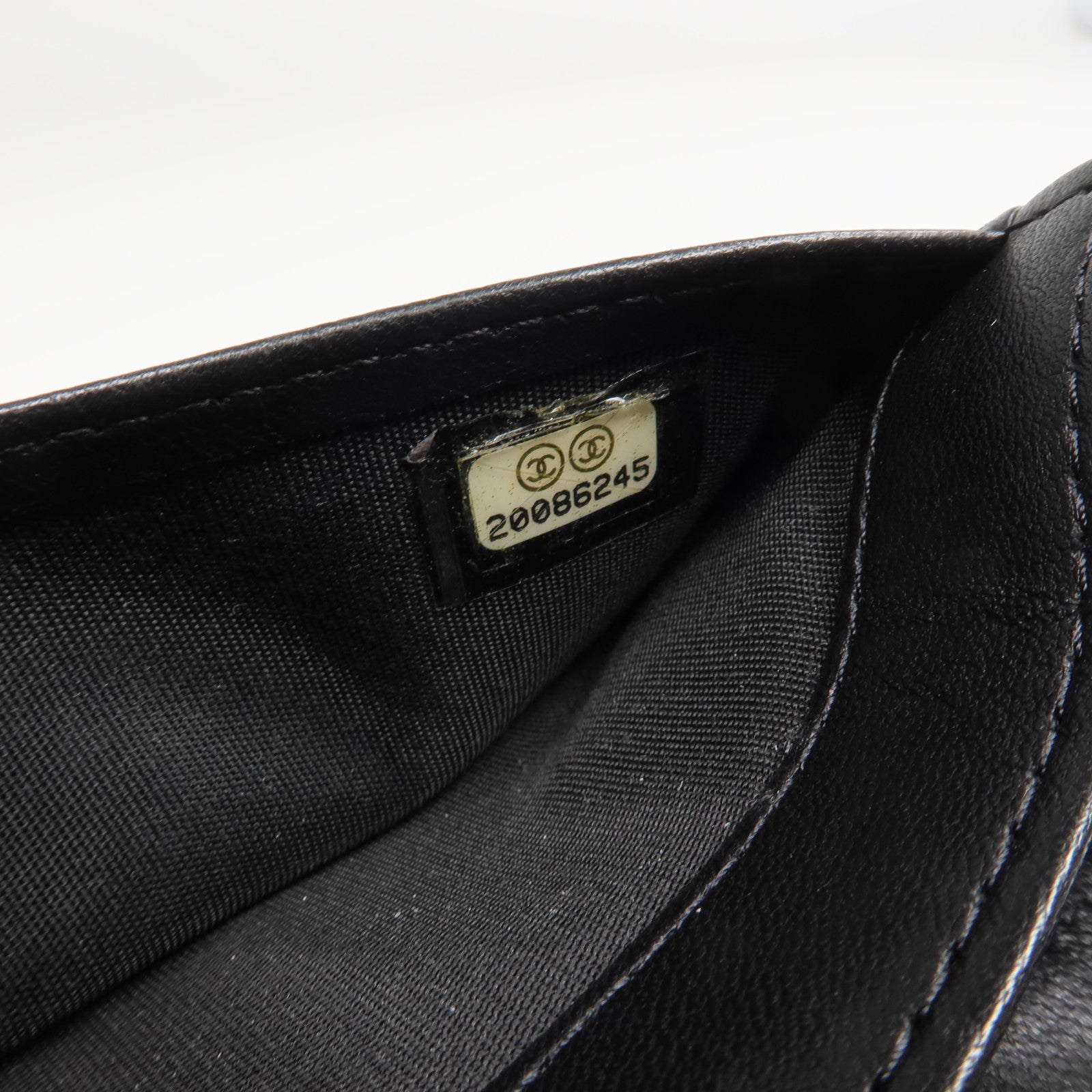 CHANEL 羊皮皮革Boy Wallet長錢包