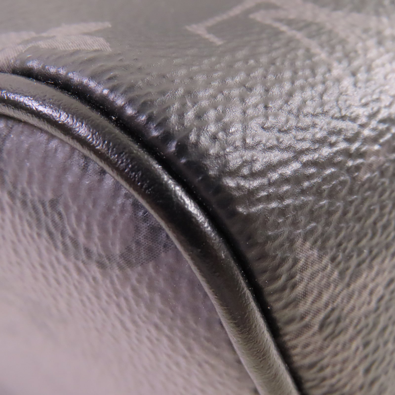 LOUIS VUITTON Monogram Eclipse Keepall XS 2Way Shoulder Bag銀扣手挽肩背兩用袋黑色/灰色