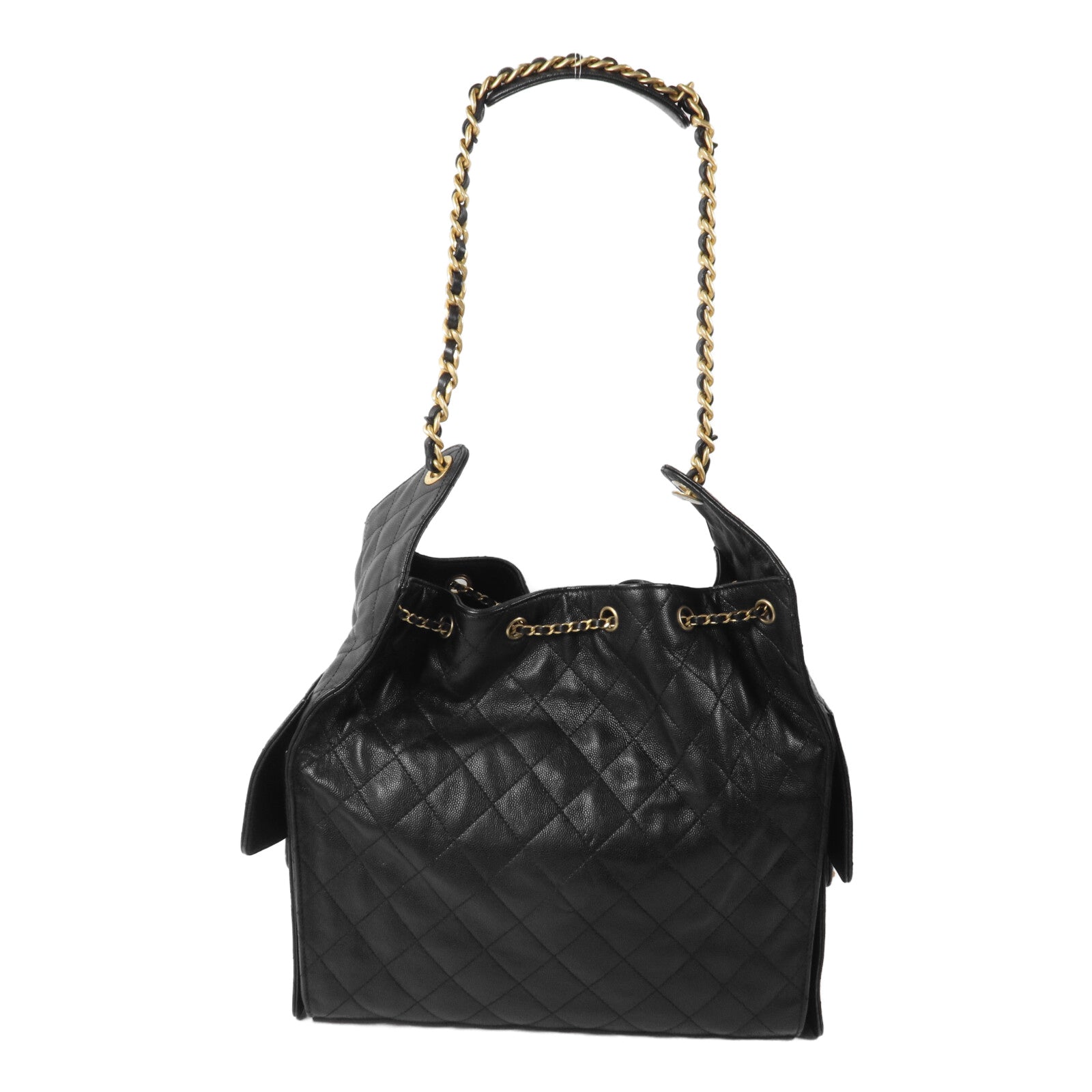 CHANEL 牛皮皮革Chanel 25 Medium鏈帶肩背袋