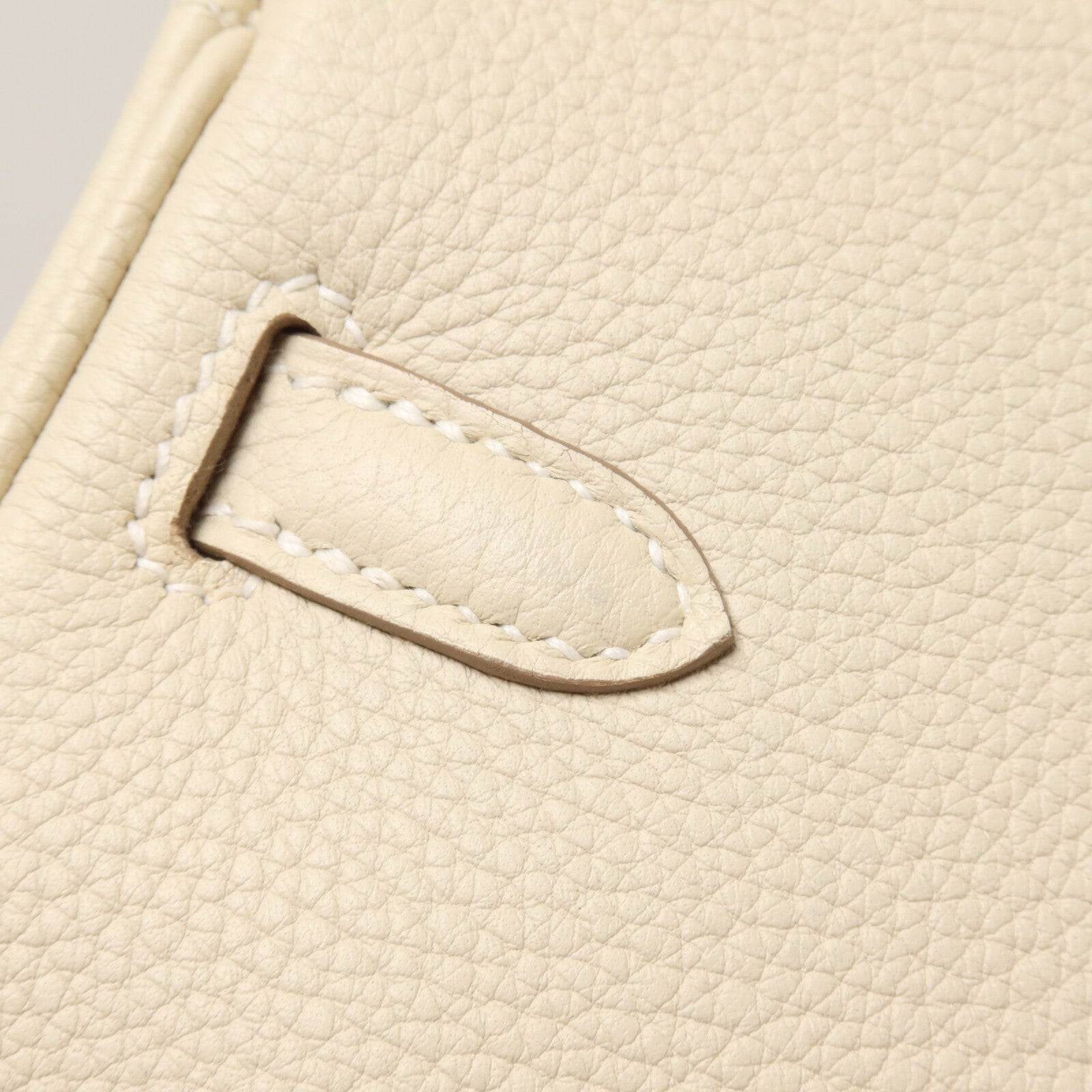 HERMES Togo皮革Birkin 25手挽袋Craie
