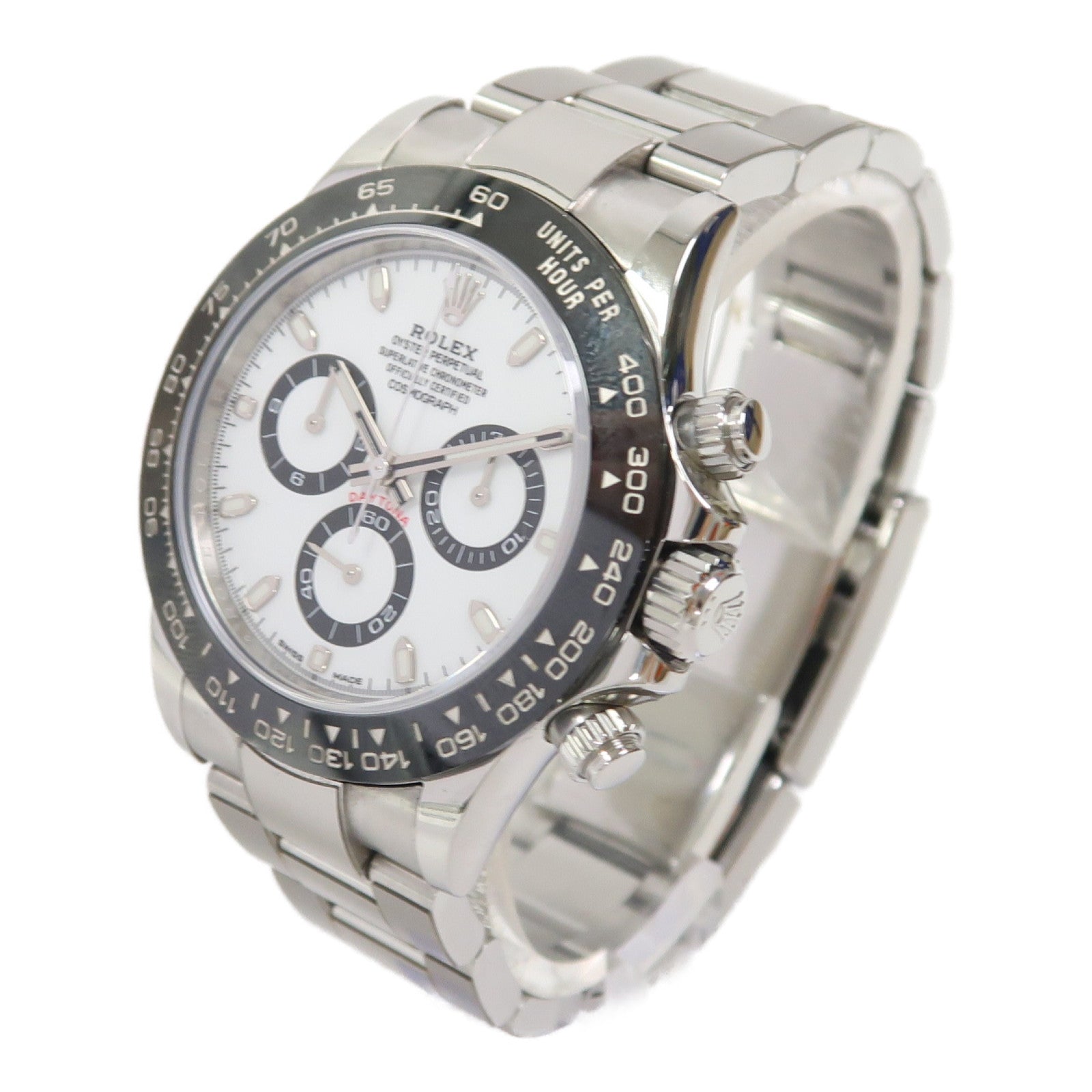 ROLEX Daytona不鏽鋼手錶自動機芯白色