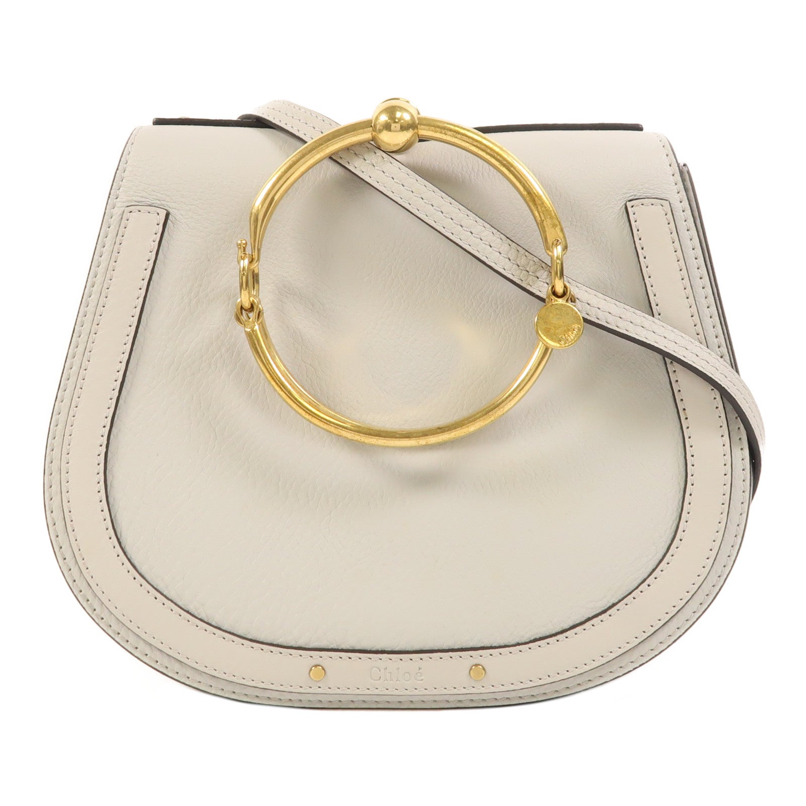 Chloe 【激減優惠】牛皮皮革Nile金扣肩背袋