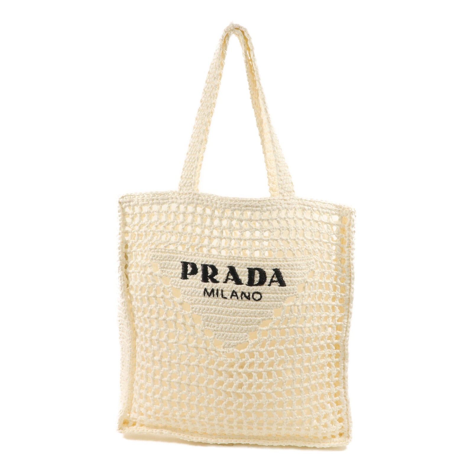 PRADA 酒椰Crochet Tote Bag手挽袋