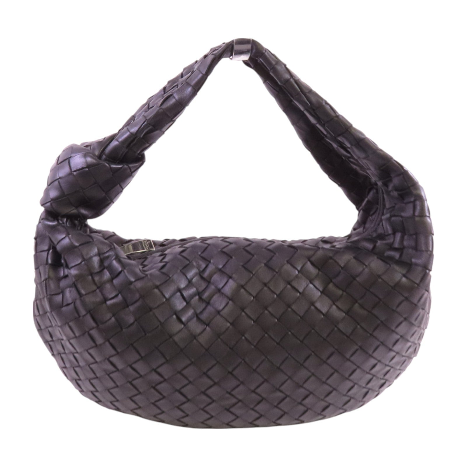 BOTTEGA VENETA 織紋皮革Jodie Tote銀扣肩背袋