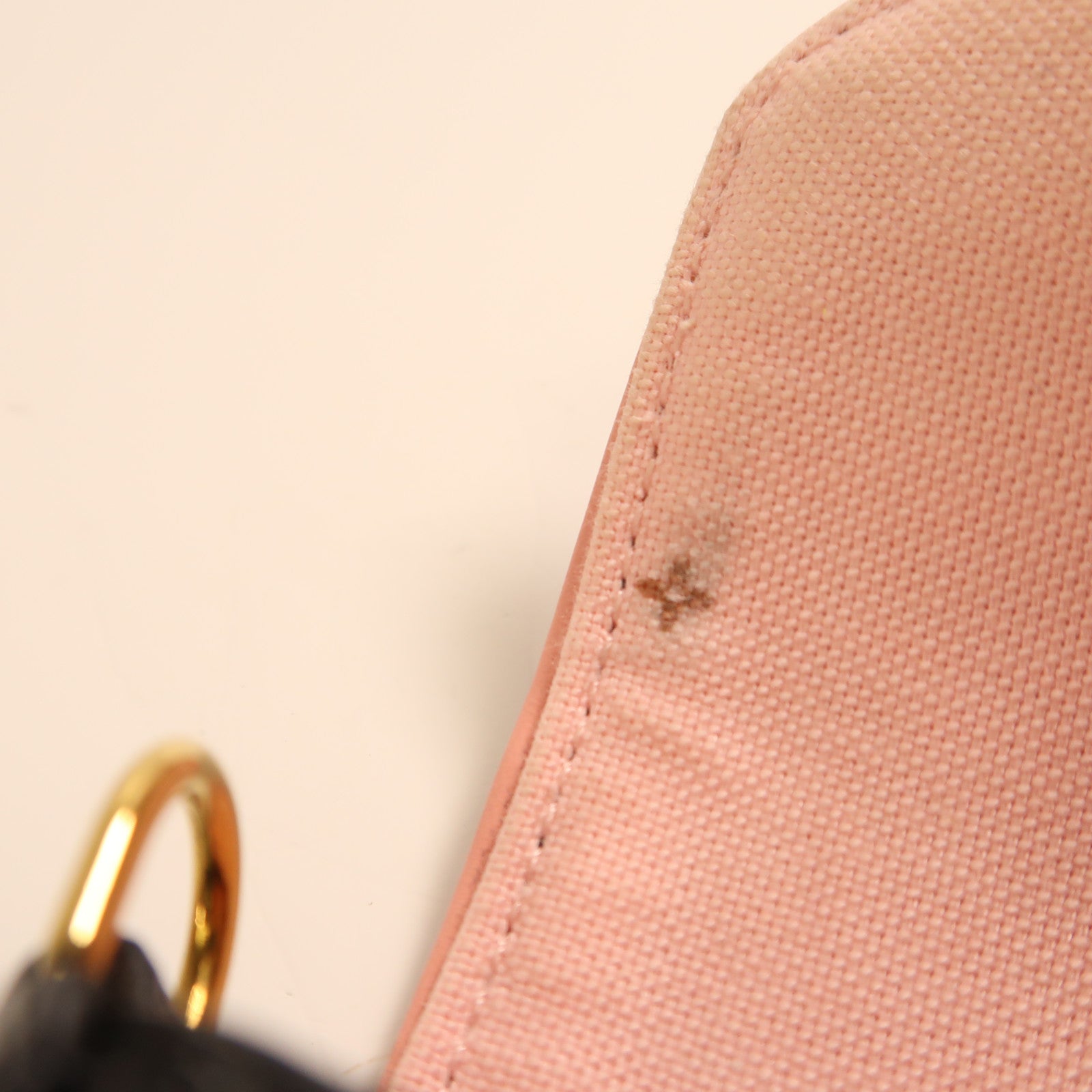 LOUIS VUITTON LV GHW Felicie Strap & Go Shoulder Bag M81471 Monogram Black/Pink