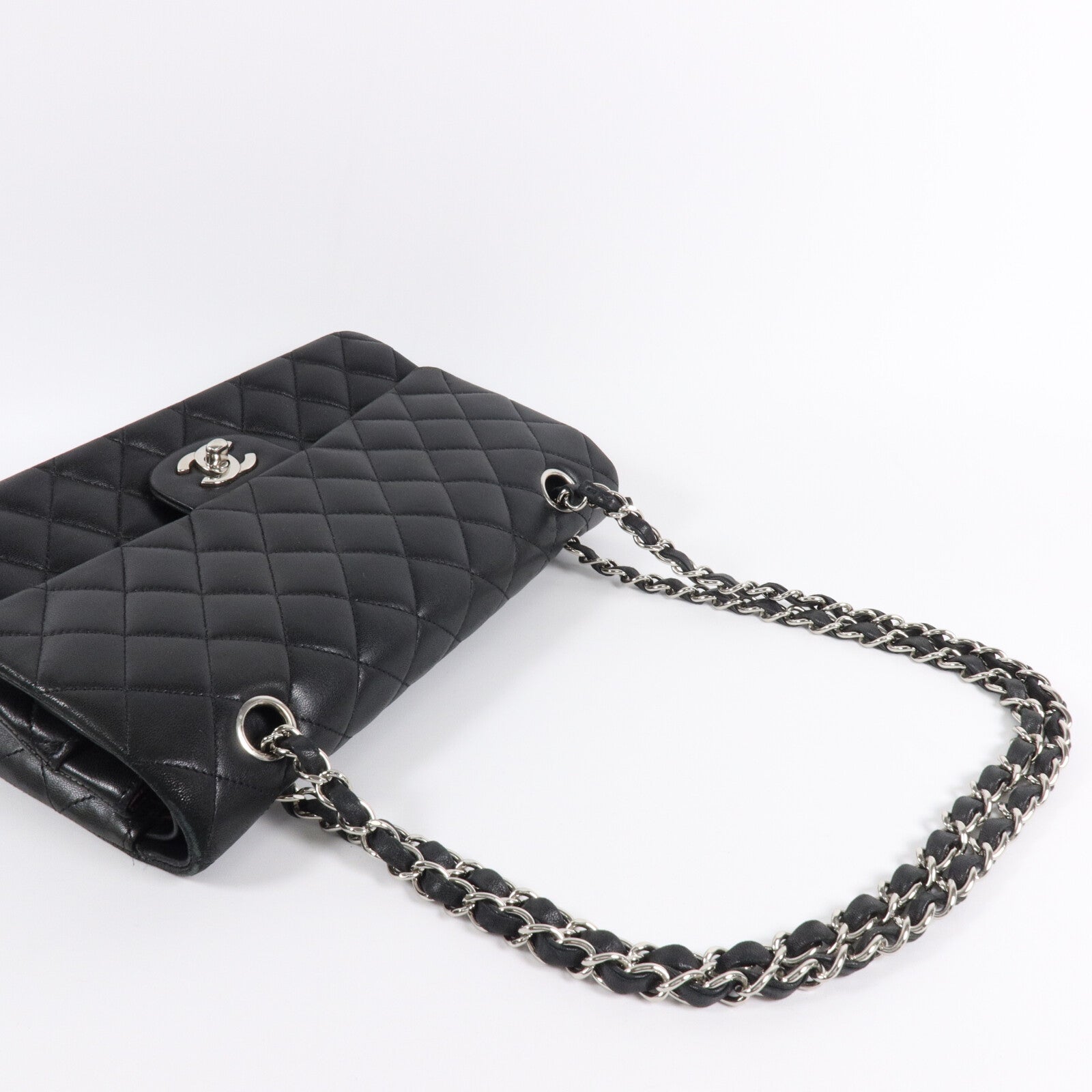 CHANEL 羊皮皮革Classic 25鏈帶肩背袋