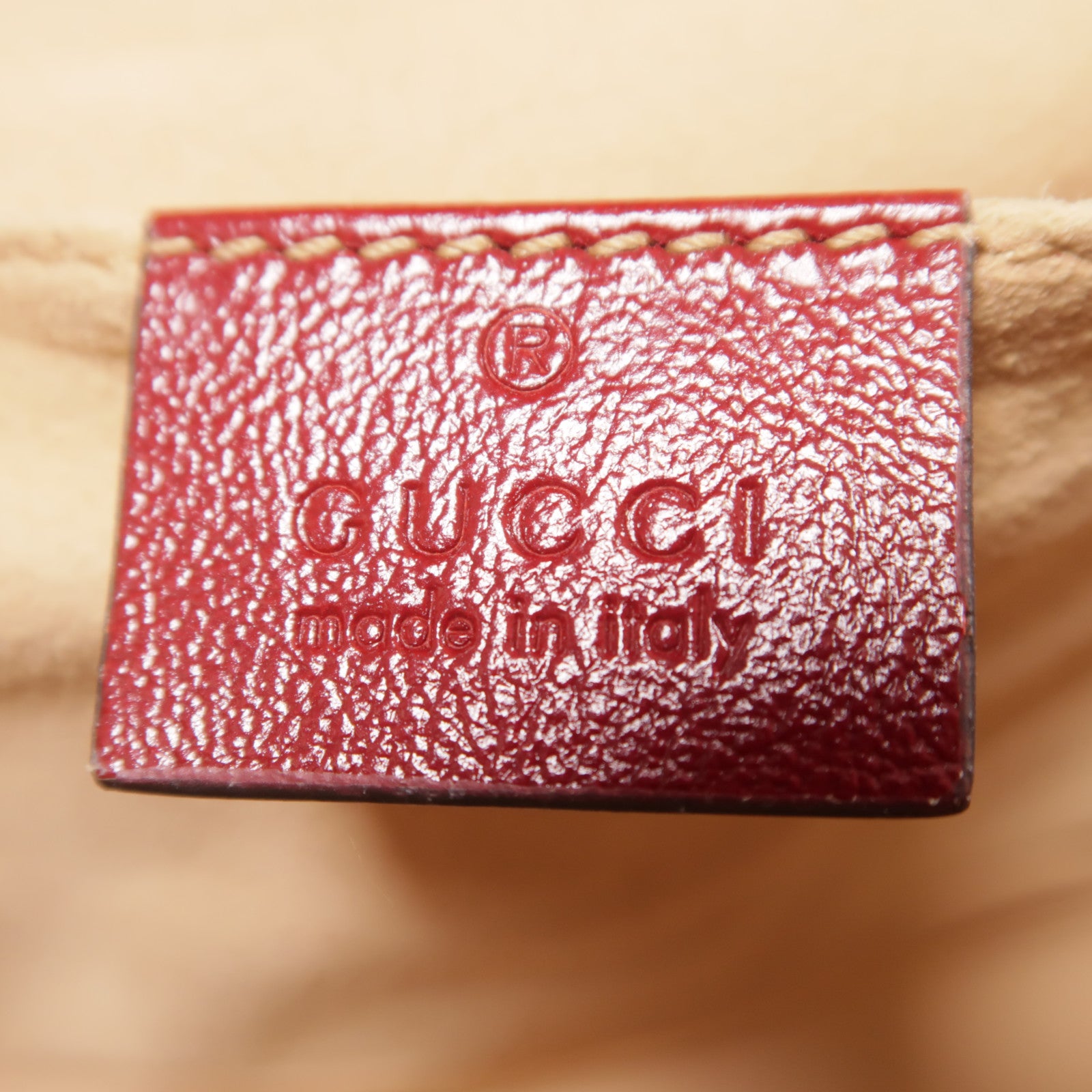 GUCCI 帆布GG Marmont金扣鏈帶肩背袋