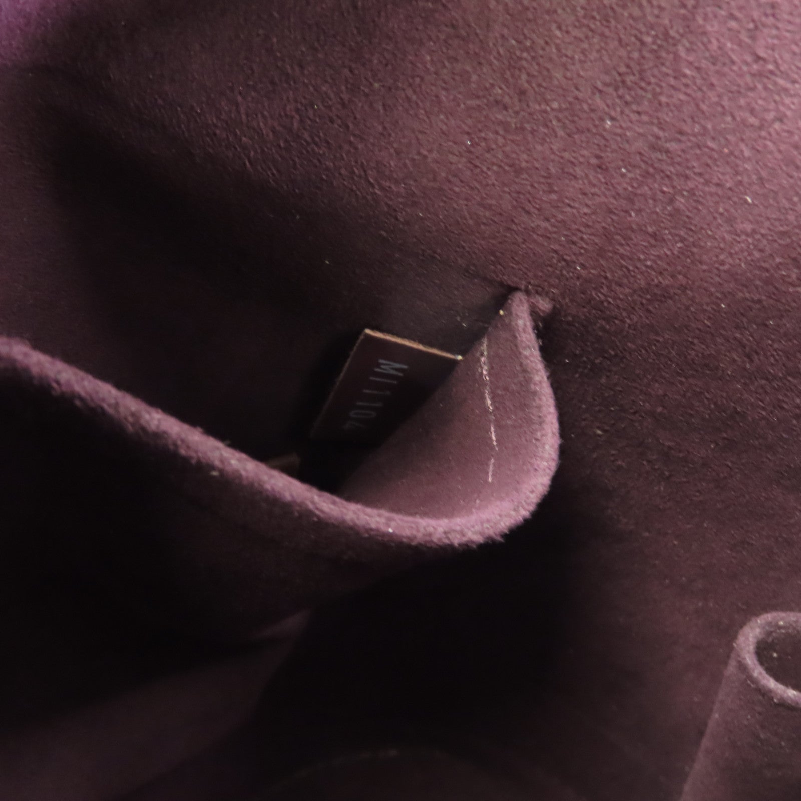 LOUIS VUITTON Epi Alma PM銀扣手挽袋紫色