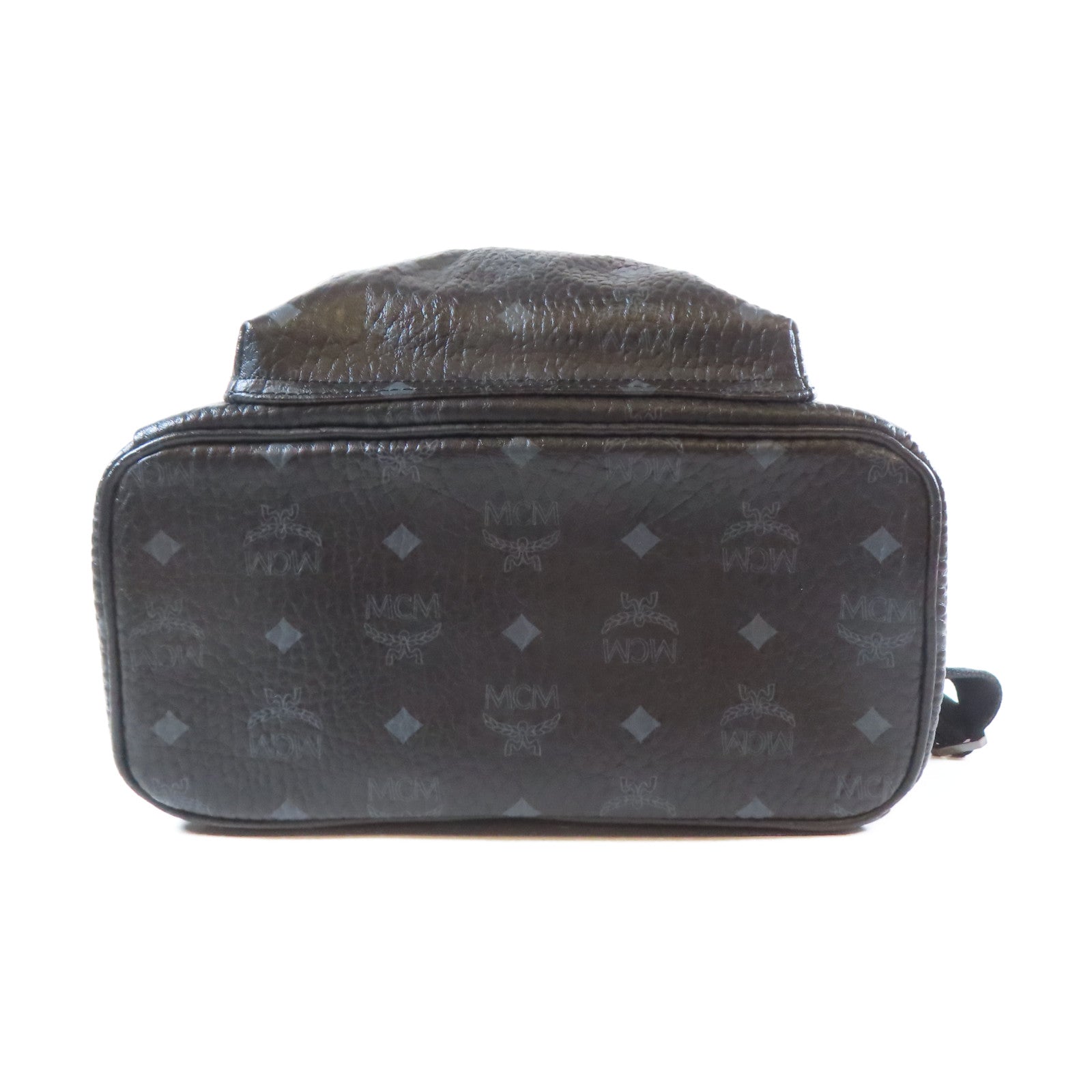 MCM 【激減優惠】牛皮皮革Backpack黑扣背包黑色