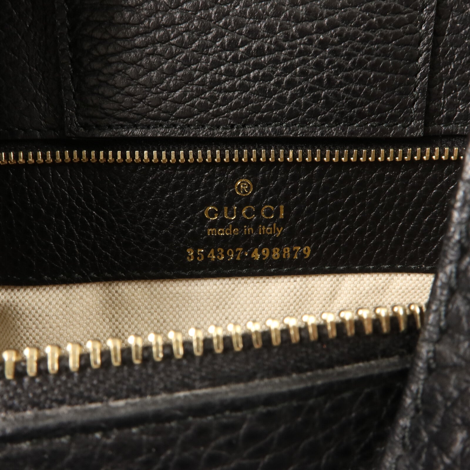 GUCCI 牛皮皮革Swing Tote Bag手挽袋